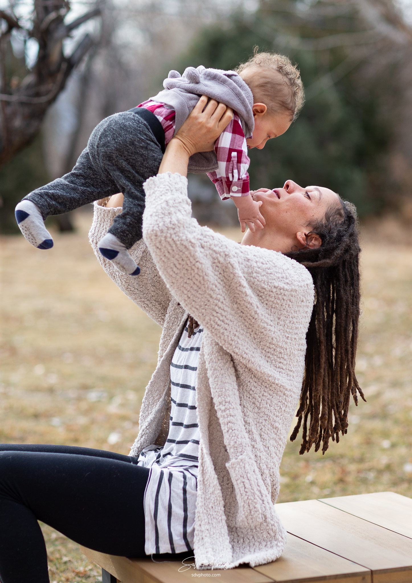 mother and son